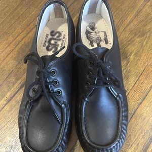 SAS Women's Black Leather Shoes